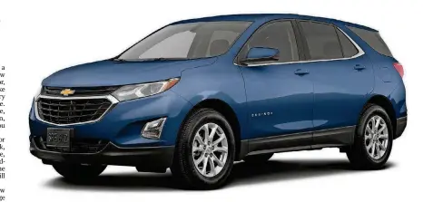  ?? METRO NEWS SERVICE PHOTOS ?? The 2018 Dayton Auto Show is offering the chance to win a grand prize of a two-year lease on a 2018 Chevrolet Equinox LT, courtesy of the Miami Valley Chevrolet Dealers. The lease has an approximat­e value of $9,500, Dayton Auto Show organizers say....