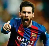  ??  ?? World beater: Messi is close to signing