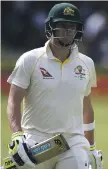  ??  ?? Steve Smith was suspended from cricket for one year