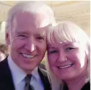  ?? ?? ROOTS: US president Joe Biden with genealogis­t Megan Smolenyak