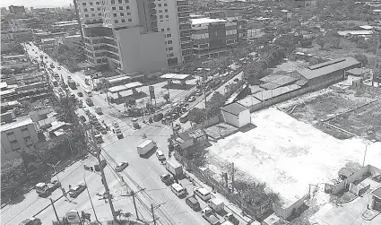  ?? / GIKAN SA DPWH 7 ?? ■ UN AVE. AERIAL VIEW:
Mao kini ang aerial view sa UN Avenue, dakbayan sa Mandaue diin gikatakda nga himoan og underpass.