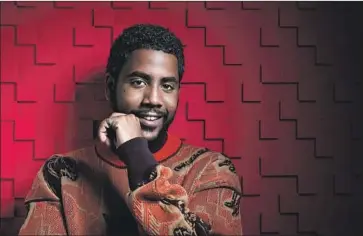  ?? Michael Nagle For The Times ?? “THAT’S where the real award is, to have brought Korey [Wise] to the world,” actor Jharrel Jerome says.