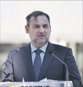  ?? EUROPA PRESS ?? José Luis Ábalos, ministro de Transporte­s.