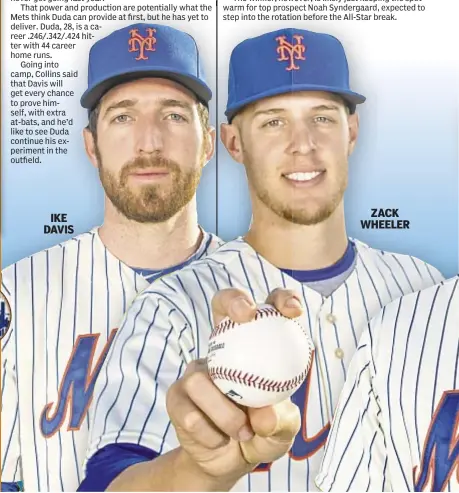  ??  ?? IKE DAVIS
ZACK WHEELER