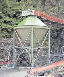  ?? Picture: AP. ?? The entrance to the Pike River mine.