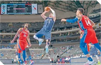  ?? FOTO: AFP ?? Luka Doncic es la base de los éxitos de los Mavericks. /