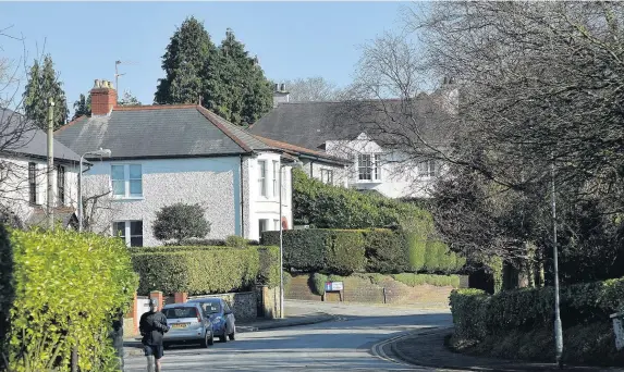  ?? Richard Swingler ?? > Cefn Coed Road, Roath, Cardiff, the most expensive road in Wales 2017, averaging £963,333 from three sales