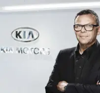  ??  ?? Peter Schreyer joined Kia Motors in 2006 as Chief Design Officer and is now President and Chief Design Officer of Kia Motors Corporatio­n.