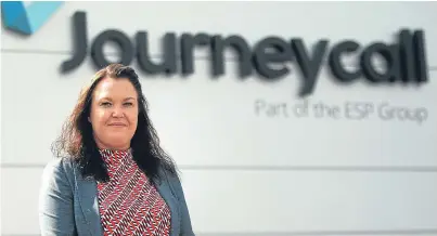  ?? Picture: Kris Miller. ?? ESP Group chief operating officer Theresa Wishart at Journeycal­l in Arbroath.