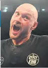  ??  ?? Tyson Fury