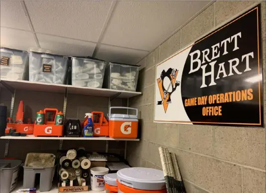  ?? Theo Mackie/ Post- Gazette ?? Brett Hart was seemingly born to do the kind of unsung, behind- the- scenes work that his father Jack did for the Steelers.