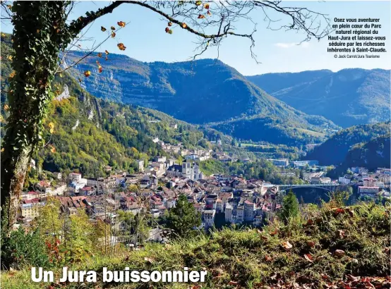  ?? © Jack Carrot/Jura Tourisme ?? Osez vous aventurer en plein coeur du Parc naturel régional du Haut-Jura et laissez-vous séduire par les richesses inhérentes à Saint-Claude.