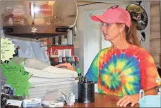  ?? Doug Walker ?? Ole Tymer owner Julie Owens rings up an order at the Armuchee restaurant Wednesday. Her second location, on Martha Berry Highway, opened in 2009.