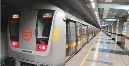  ??  ?? Late on Sunday, the ban on exits from four stations in Yellow Line, namely Central Secretaria­t, Patel Chowk, Udyog Bhavan and Lok Kalyan Marg was also removed