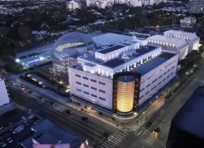  ?? Right and opposite page: The Academy Museum of Motion Pictures in Los Angeles is set to open to the public on September 30. Italian architect Renzo Piano oversaw the design ??