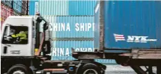  ?? Foto: Stephen B. Morton, dpa ?? Einfuhren aus China im Gesamtwert von 200 Milliarden Dollar sind von dem Strafzoll betroffen.