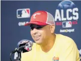  ?? TONY GUTIERREZ/AP ?? Former Astros bench coach and current Red Sox manager Alex Cora will face his old team in the ALCS for the second time in the last four years.