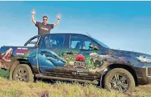  ?? KIRSTY DINKELMAN ?? GRAHAM ‘Dingo’ Dinkelman was overjoyed after raising the necessary funds for his wildlife centre. |