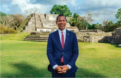  ?? ?? HOMETOWN HERO
Shyne was elected to represent Mesopotami­a, in Belize City, in 2020. In April, he became the leader of Belize’s United Democratic Party. “Thank God I’m in a position where I can try and do my best for my country,” he says.