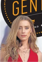  ??  ?? amber heard