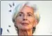  ?? MINT/FILE ?? ■ IMF managing director Christine Lagarde