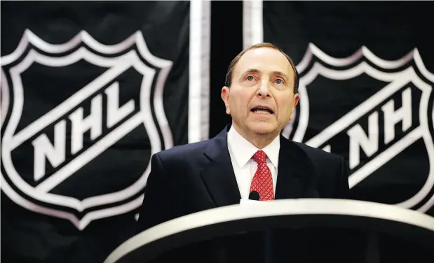  ?? FRANK FRANKLIN II / THE ASSOCIATED PRESS FILES ?? Under Gary Bettman, the National Hockey League has become a multi-billion dollar business, a far cry from when he took the helm in 1992.