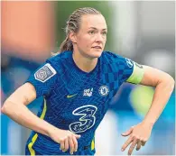  ?? ?? Chelsea captain, Magda Eriksson