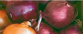  ?? ?? There is a shortage of onions throughout the country.