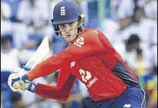  ?? AFP ?? Opener Jason Roy was England’s topscorer with 45.