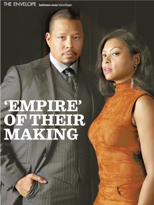  ?? Carolyn Cole. Los Angeles Times ?? “I DIDN’T THINK Fox would ever pick it up,” says Taraji P. Henson, who plays smack-talking Cookie Lyon to Terrence Howard’s hip-hop mogul Lucious on “Empire.”