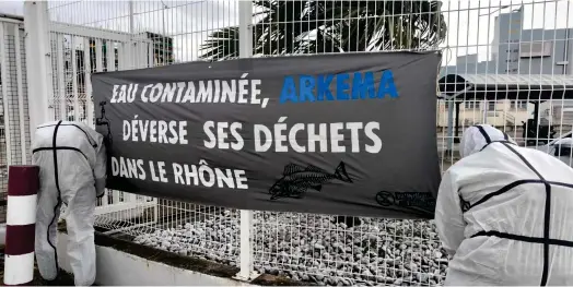  ?? (photo d’illustrati­on) (Crédits : Twitter) ?? La Métropole de Lyon assigne Arkema et Daikin en justice pour pollution aux PFAS.