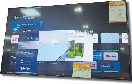  ?? Picture: ANASEINI DIMATE ?? Visit any Courts outlet today and check out their wide range of Smart TVs, they won’t disappoint.