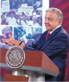  ?? ?? CRÍTICA.
El presidente Andrés Manuel López Obrador, ayer.