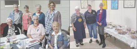  ?? PHOTO: SUPPLIED ?? Cooking Judge Helena Donaldson (blue apron), Ruth Cargill, president Karen Mchale and members of the Wongarbon Branch.