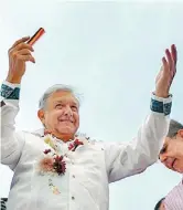  ?? ARACELI LÓPEZ ?? López Obrador recibió el apoyo de PES.