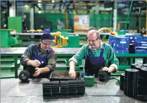  ?? CHEN XU / XINHUA ?? Employees work at a factory purchased by Chinese machinery equipment manufactur­er Liugong Machinery Co Ltd, in Stalowa Wola, Poland. Under the Belt and Road Initiative, Liugong’s factory has created more employment opportunit­ies for people in the town.