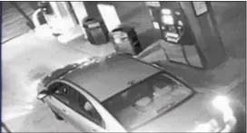  ?? SUBMITTED PHOTO ?? Police believe this is the car being used by the suspect in a string of robberies.