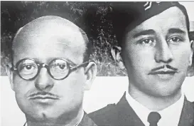  ??  ?? Dos aviadores que volaron de España a Cuba, tema del primer episodio.
