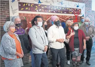  ?? PAUL CHIASSON THE CANADIAN PRESS ?? NDP Leader Jagmeet Singh, seen after a meeting with regional First Nations Leaders in Thunder Bay, says a national vaccinatio­n passport system “would just make life easier.”