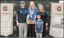  ?? Gatorade / Contribute­d Photo ?? UConn recruit Paige Bueckers poses with her family after being named the girls basketball Gatorade Player of the Year in 2019.