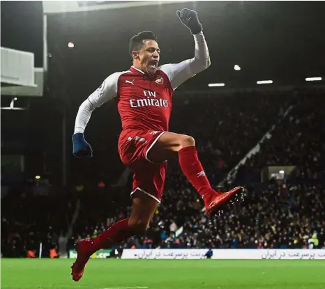  ?? — AFP ?? Eager for action: Manchester United new signing Alexis Sanchez may make his debut against Yeovil Town in the English FA Cup fourth round today.