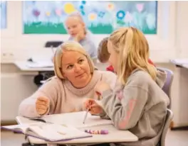  ?? FOTO: KRISTIN ELLEFSEN ?? Linn Cathrine Refstie Sødal er kontaktlae­rer for 4c, og har allerede vaert i karantene med klassen to ganger. De venter bare på neste gang.