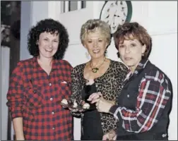  ?? Submitted photo ?? SPECIAL GUEST: Celebrity guest Tippi Hedren joins longtime HSDFF board members Vicki Hinz, left, and Sue Koppel at the Beninis’ Central Avenue home for the annual Filmmaker’s Reception.