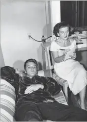  ?? [ James Forsher Estate] ?? Trude Forsher sah sich auch in der Arbeit mit Elvis Presley in erster Linie als Autorin.