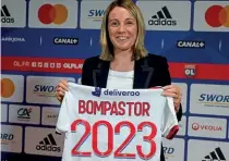  ??  ?? New appointmen­t… Lyon coach Sonia Bompastor