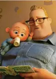  ?? Foto: Pixar/Disney Pict. ?? Mr. Incredible muss jetzt auf Baby JackJack aufpassen.