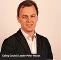  ?? ?? Ealing Council Leader Peter Mason