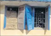  ?? HT ?? Claiming that the primary health centre (PHC) was deserted, the villagers started stacking wheat husk inside it. Officials, however, maintainte­d that the PHC was functional.