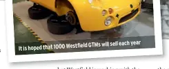  ??  ?? GTMS will sell each year It is hoped that 1000 Westfield