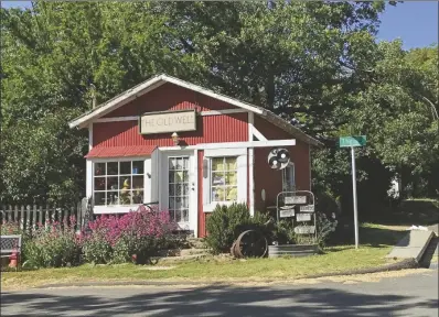  ??  ?? JULIAN IS FULL OF QUAINT old buildings like this knick-knacks shop.